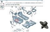 Seat Taban Halısı Paspas Klipsi 4 Adet