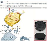 Bora 1.9 Dizel Emme Manifolt, Motor Muhafaza Tapası 038103937