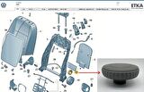 Beetle (2002 -- 2010) Koltuk Bel Şişirme Ayar Kolu (Gri)