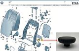 Eos (2006 -- 2016) Koltuk Bel Şişirme Ayar Kolu (Siyah)