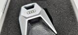 Audi Dört Halkalı Deri Anahtarlık 