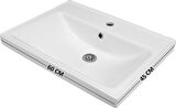 Karen Banyo Kemer 60 Cm,Lavabolu,Aynalı,Banyo Dolabı,Mat Antrasit,Lavabo Dahil