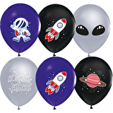 LATEKS BALON KOZMİK GALAKSİ 8'Lİ