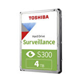 Toshiba 4TB 3,5" 5400 SATA3 256MB S300 HDWT840UZSVA 7/24 Bulk Güvenlik Diski