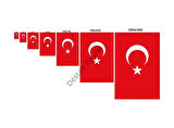 Türk Bayrağı 20 x 30 cm 