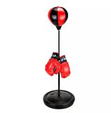 Boks Standı 90-120 Cm Refleks Topu Boks Seti Eldiven Hediye LYT-112