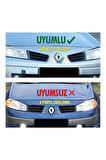Renault Megane 2 Krom Ön Panjur 4 Prç. 2006-2009 P.çelik