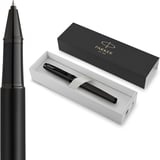 Parker IM Rollerball Kalem | Siyah PVD ile Mat siyah | Siyah Mürekkep Dolgulu İnce Nokta | Hediye Kutusu