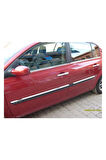 Renault Megane 2 Krom Yan Kapı Çıtası 4 Kapı 2004-2006 Arası P.çelik Uyumlu