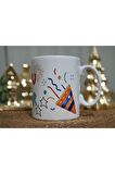 2'li "Noel Baba" & "Mutlu Yıllar" Baskılı Yılbaşı Özel Kupa / Mug Set