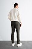 DeFacto Chino Kanvas Pantolon Slim Fit Dar Kesim Pamuklu Esnek Dar Paça C9441AX24AUKH444