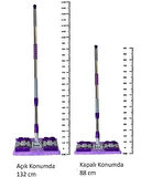 Mandallı Mop Seti Yer Duvar Tavan Cam Mopu Tüm Yüzeyler için (2818)