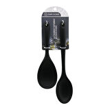 2PCS   SİLİKON  KAŞIK SET  GENİŞ AĞIZ= 6.6X9.5CM--22.5CM   DAR AĞIZ= 5.8X8CM--27.5CM (2818)