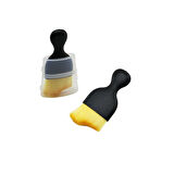 20 ADET OTO ARAÇ TORPİDO - ÇOK AMAÇLI EL TİPİ TEMİZLİK FIRÇASI YUMUŞAK KILLI=1.5-2-2.5CM PLS.ŞEFFAF KUTULU (2818)