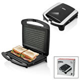 ELEKTRİKLİ TOST MAKİNESİ 2 DİLİM GRANİT YAPIŞMAZ YÜZEY - KİLİTLENEBİLİR KAPAK 750W SSM-2587 (2818)