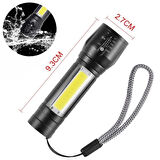 Kutulu Mini El Feneri – Taşınabilir LED Kamp ve Acil Durum El Lambası Plastik Gövde (2818)