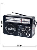 Nostaljik Radyo WAXIBA Nostaljik Radyo Bluetooth Fm Usb XB-2301RT (2818)