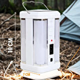 Güneş Enerjili Şarjlı Işık 1200mAh Yeniden Şarj Edilebilir Batarya (2818)