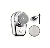 Mini Shaver Sıfır Sakal Taşınabilir Şarjlı Tıraş Makinesi IPX6 Korumalı  (2818)