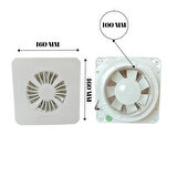 BYLİON BANYO-TUVALET ASPİRATÖR 100 MM ASP-100