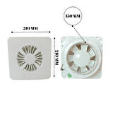 BYLİON BANYO-TUVALET ASPİRATÖR 150 MM ASP-150