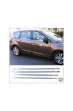 Renault Scenic 3 Krom Cam Çıtası 4 Prç. 2009-2016 Arası Paslanmaz Çelik