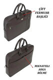 Case Club 2208-5 Büyük Boy 17.3 inç Laptop Evrak Çantası Omuz Askılı