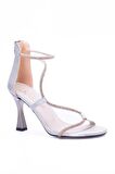 Kadın Klasik Topuklu Ayakkabı 4950 - Buz