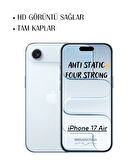 iPhone 17 Air Anti-Static 3D Toz Tutmayan Kırılmaz Ekran Koruyucu