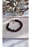 Lal Garnet (granat) Doğal Taş Bileklik