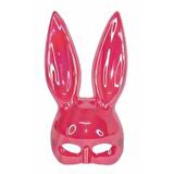 KULAKLI TAVŞAN  BUNNY MASKE HOLOGRAMLI PEMBE