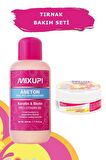 Mixup 2'li  Sulphur Tirnak Yagi 56 gr + Güçlendirici Aseton Tırnak Bakım Seti