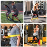 5li Egzersiz Direnç Bant Seti Pilates Crossfit Ekipmanları (2)
