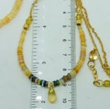 2842 Etiyopya Opal el yapımı kolye