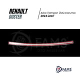 Renault Duster 2024 Krom Arka Tampon Koruma  P.Çelik