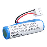 Efcell IWL250 3.7 Volt 2000Mah 18650 Lityum LI-ION Pos Cihazı Terminal Pili (12X7mm 3 Pin Soketli)