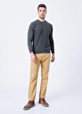 Altınyıldız Classics 4A0121200062. Normal Bel Regular Fit Armürlü Deve Tüyü Erkek Pantolon