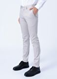 Erkek Taş Slim Fit Dar Kesim Yan Cepli Esnek Pantolon