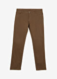 Normal Bel Dar Paça Slim Fit Vizon Erkek Pantolon 4A1400000101