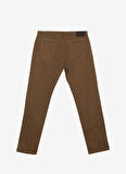 Normal Bel Dar Paça Slim Fit Vizon Erkek Pantolon 4A1400000101