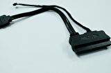 7+15 22 Pin Power/Data Sata to 5 pin Power Konnektör Kablo