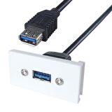 Usb Priz Modülü Kablolu 2.0 1.8 metre