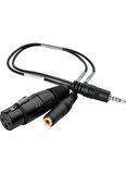 Mikrofon-Kulaklık Ayırıcı Xlr Çıkışlı 20 cm