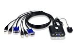Aten CS22U 2 Port Mini USB Kvm Switch+Kablo
