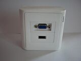Vga+Usb Duvar Prizi
