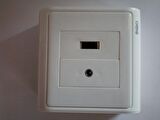Usb+audio Duvar Prizi