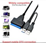 USB Sata adaptör Adaptör Girişli