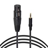 3.5 mm Stereo Erkek to Xlr Dişi Kamera Mikrofon Kablosu 3 metre