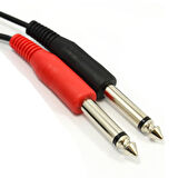 3.5 mm Stereo to 2x6.3 mm Mono Kablo 3 metre