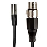 3 Pin Mini Xlr Erkek- Xlr Dişi Kablo 50 cm